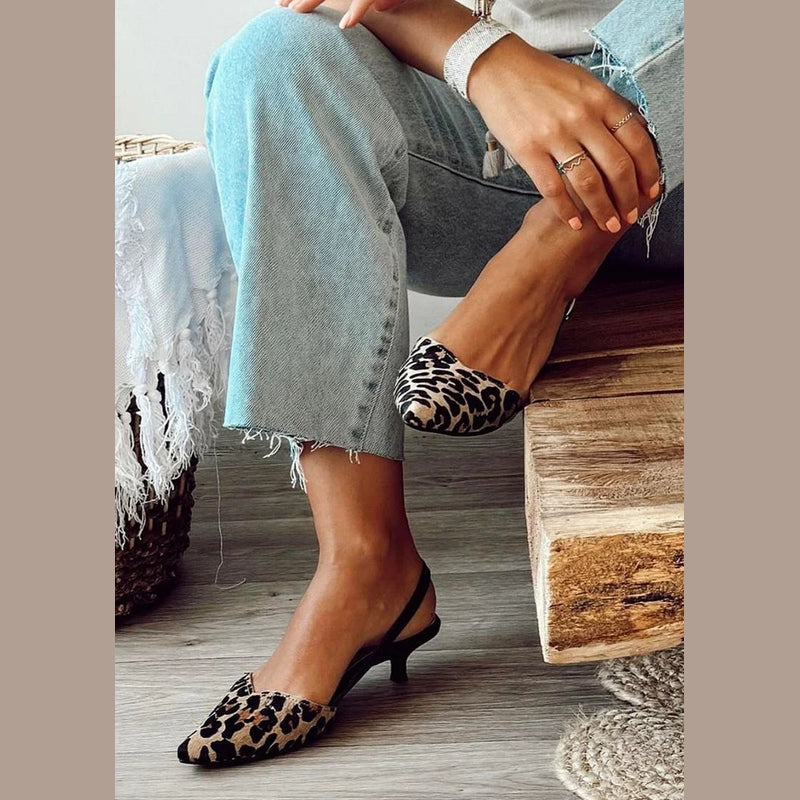SERENA | SLINGBACK ANIMALIER