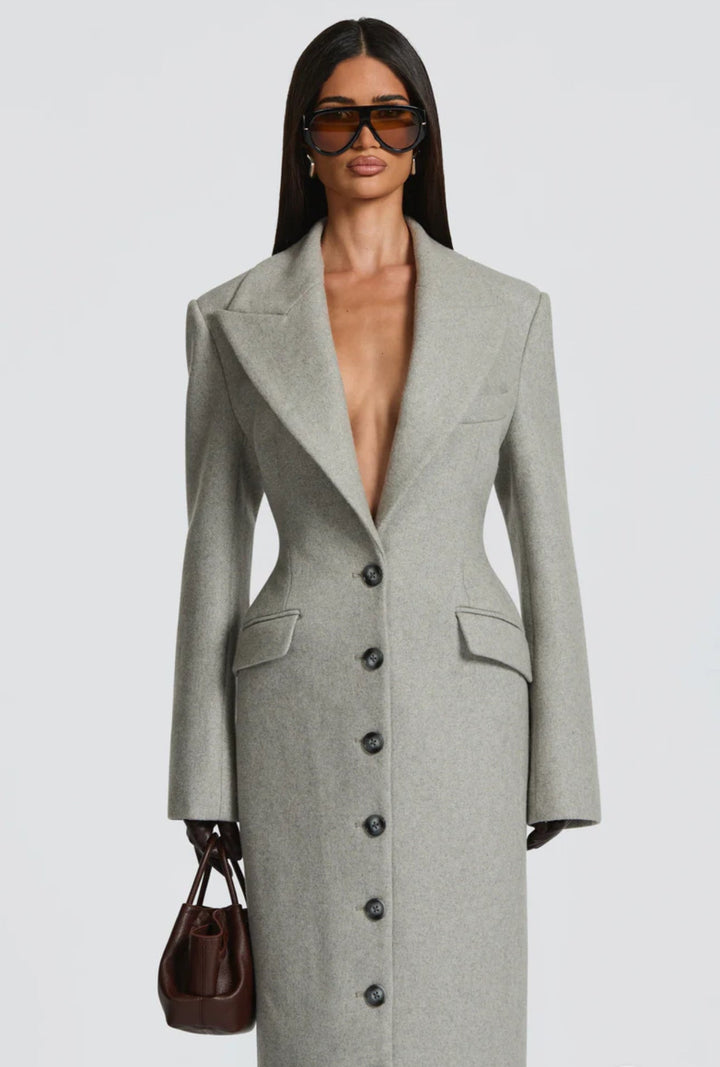 Cappotto ANGELICA lungo grigio