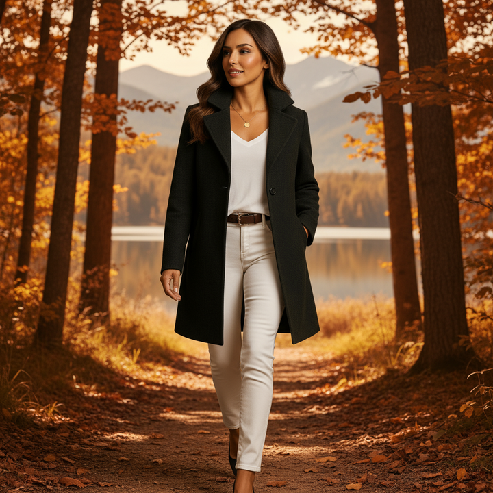 Gabriela — Cappotto classico in lana di qualità superiore