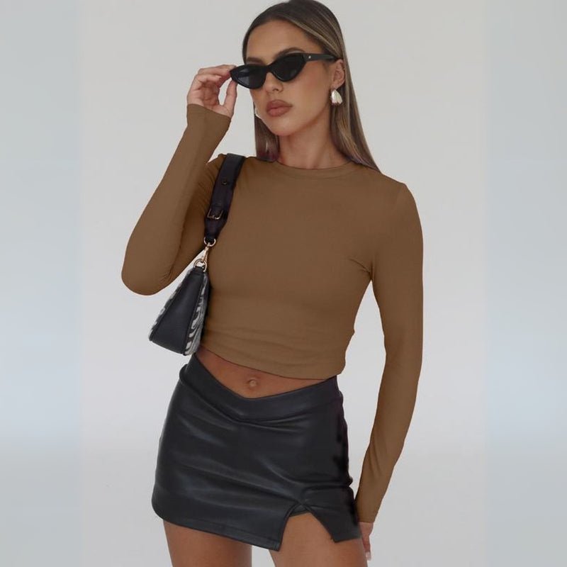 Maglia a maniche lunghe essenziale