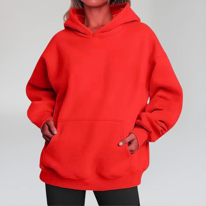 Felpa con cappuccio oversize